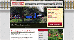 Desktop Screenshot of bressingham.co.uk